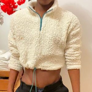 Medium winter(spring) crop top for outdoor , very warm and cozy!